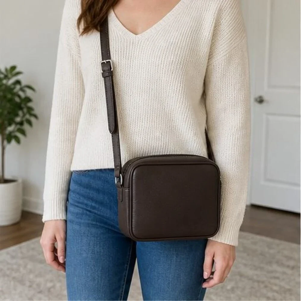 Hermes Palladium Hardware Constance Crossbody in Black Grained Epsom Leather